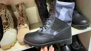 Botas de Camuflaje Nocturno HPB917, Color Azul Marino Gris Camuflaje - Product Image 5