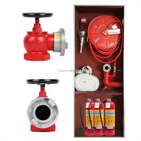 Petit hydrant d'incendie flexible SN65, armoire d'hydrant d'incendie 100 mm, 2 voies, extérieur, DN65 PN16, fonte ductile