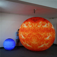 Ballon gonflable produisant l'image de la planète, 1 pièce, ballons gonflables, pour fête musicale ou discothèque