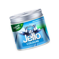 Gel de parfum solide pour voiture avec parfum de Cologne attrayant, matériau métallique durable.