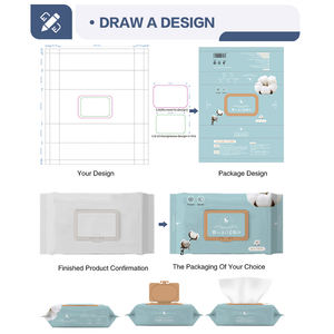 <span class=keywords><strong>Prix</strong></span> usine sans parfum bio biodégradable 100 pièces bébé lavable pour lingettes d'eau lingettes nettoyantes - Product Image 3