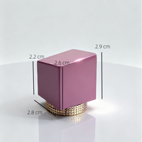 Nuevo diseño al por mayor Galvanoplastia Zamac Tapa 15mm Zamac Perfume Tapa