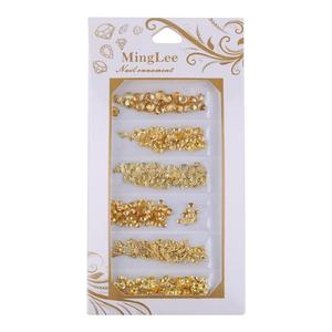 1 paquet Nail Art Strass Décor Mixte BRICOLAGE Cadre En Métal Décorations D'art De Clou Rivet Manucure Clou Clous - Product Image 1