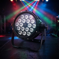 Éclairage LED Par Slim RGBW E27 10W (18 pièces) pour extérieur avec contrôle DMX512 pour mariages, fêtes et événements