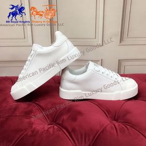 Dolces – Baskets décontractées multifonctionnelles en cuir véritable pour homme, chaussures plates pour l'été, la marche tout-terrain, à lacets, style Gabbanas - Product Image 2