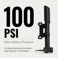 Pompe à air manuelle portable Jinta pour vélo, adaptée au gonflage des vélos et de divers produits de sport.