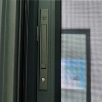 Cadres de fenêtres en acier inoxydable et alliage d'aluminium de conception chinoise avec verre trempé pour fenêtres à battants standard de salle de bain