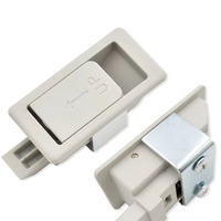 Loquet à ressort pour porte de placard en plastique, petit, plat, caché, pour boîte à outils, clip pour porte de placard