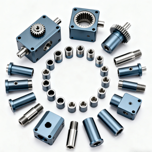 Cnc kustom pembalik penggilingan Aluminium baja nirkarat <span class=keywords><strong>Titanium</strong></span> bagian tembaga Cnc bagian mesin logam Cnc produksi mesin - Product Image 1