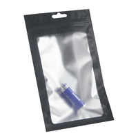 Sachet refermable noir personnalisé imprimé avec fenêtre, en PE thermoscellable, pour emballage de lait, nouilles, aliments pour animaux, gelée