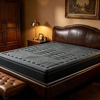 Matelas de lit d'hôtel sur mesure, emballé sous vide, en gel, latex naturel et mousse à mémoire de forme, tailles King et Queen