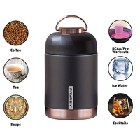Bouteille isotherme sous vide à double paroi en acier inoxydable 304, conteneur à soupe 450 ml, isolation thermique 6-12 heures