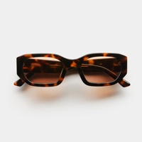0723 mode haute qualité luxe classique concepteur rétro nuances Logo personnalisé polarisé acétate lunettes de soleil irrégulières femmes hommes 2024