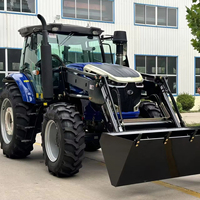 Direktlieferung ab Werk 4WD Hochleistungstraktor Komplette Landwirtschaftsgeräte für Übersee-Großhandel