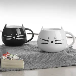 Zogifts Tea Logo Cup 3D Animal Taza de cerámica Juego reutilizable turco Café árabe Manga de vidrio Hielo con tapas Soporte personalizado Porcelana