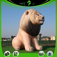 Ballon publicitaire gonflable géant en forme d'animal, décoration de lion gonflable pour les célébrations de carnaval