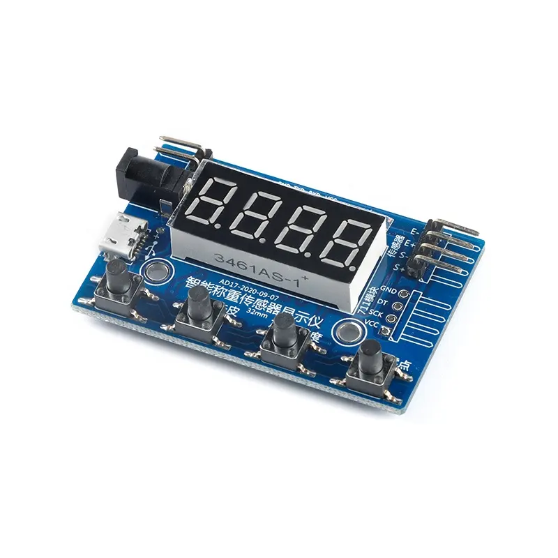 Instrumento de pesagem eletrônica 24bit, balança eletrônica de 1kg 5kg 10kg 20kg, sensor de pressão de peso e célula de carga hx711