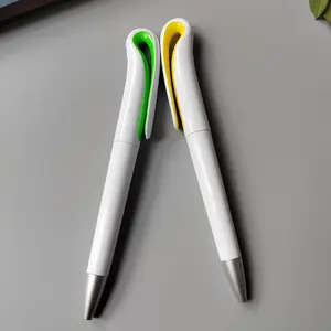 Bolpoin Logo kustom membuat iklan grosir dibuat sesuai pesanan pabrik pulpen elastis kreatif