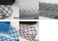 2/4, 5/8/12/16cm diamant Crinoline Crinoline voile doux maille Organza tissu tresse pour la fabrication de couvre-chef et robe