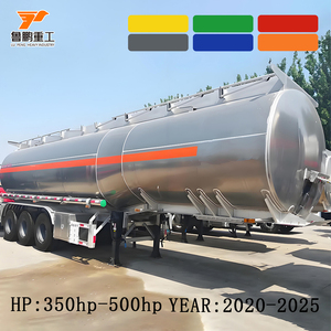 Semirimorchio Cisterna Industriale <span class=keywords><strong>a</strong></span> 3 Assi Resistente alla Corrosione per Fornitura di Carburante in Bulk in Miniere e Cantieri Edili - Product Image 1