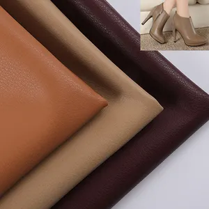 Custom Design Factory Wholesale PU Leather for Women Shoes Wear-resisting Synthetic Pu Recycled 1.0mm Environmental Solvent Free