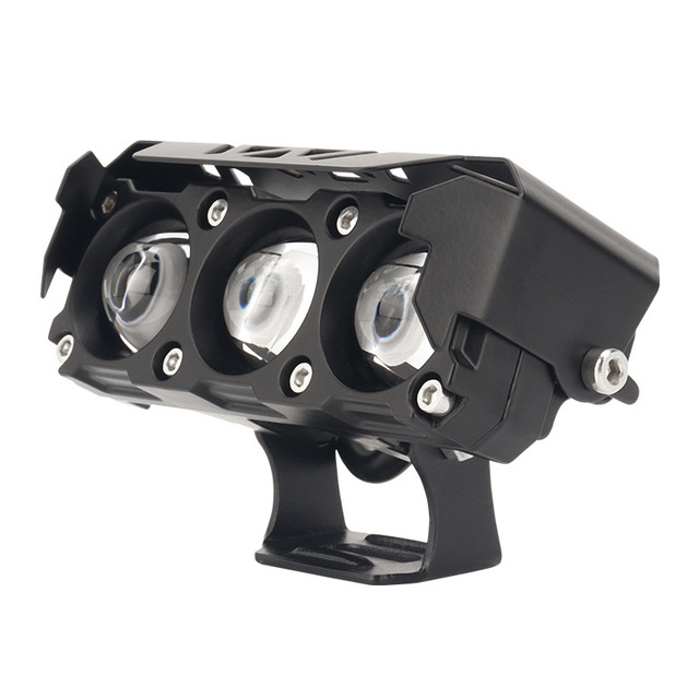 YOSOVLAMP Spot Motorcycle LED Spotlights Electric Vehicle Three Eye Spotlights Modified General Motors Headlights