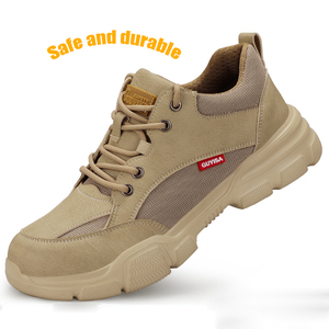 Botas De trabajo transpirables con punta De acero para hombre, <span class=keywords><strong>zapatos</strong></span> De Protección Laboral para trabajo De seguridad, <span class=keywords><strong>Zapatos</strong></span> De Seguridad - Product Image 4