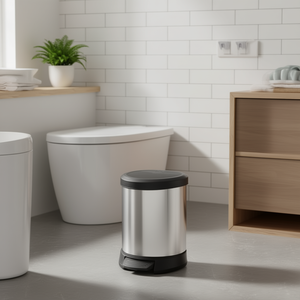 Cestino per Rifiuti in Metallo Decobin 5 L con Pedale per Cucina e Bagno - Product Image 3