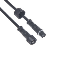 Mini câble étanche M12 2 3 4 5 fils de prise mâle et femelle connecteur étanche Ip67