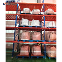 Rayonnage compact mobile Dépôt de palettes de stockage à usage intensif Étagère en métal Fonctionnement manuel Système de rayonnage de stockage à haute densité
