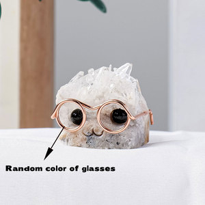 Wholesale Natural Crystal <strong>Hedgehog</strong> with Glasses Colorful Carvings Crystal <strong>Hedgehog</strong> Crystal Crafts Healing Love <strong>Gifts</strong> - Product Image 6