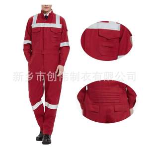 반대로 정체되는 방연제 작업복 면 내화성이 있는 용접 작업복 fr 의류 - Product Image 5