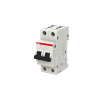 Disjoncteur miniature de type B System Pro M Compact S202m-b6, 2 pôles, capacité de coupure 10 kA, 6 A, 440 V CA, 2cds272001r0065