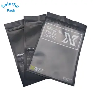 Kunststoff-Reiß verschluss tasche Verpackung Schwarz Matt Mylar Beutel Lebensmittel verpackung PE-Brotta schen Kostenlose Proben Feuchtigkeit beständiger Bonbon verpackungs beutel