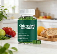 Bonbons gélifiés à la chlorophylle, 60 unités végétaliennes |   Complément alimentaire 100 % naturel pour l'immunité, l'énergie et le bien-être de la peau