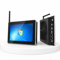 Panel HMI Industrial de 21.5 Pulgadas, RS485/RS232, IP65, Monitor de Pantalla Táctil, Computadora Todo en Uno con Procesador Intel J6412/i5