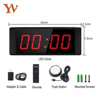 Timer Interval Olahraga Elektronik YIZHI dengan Baterai Internal, Tombol Tekan, Remote Control, untuk Permainan, Olahraga, Gym, Pasokan Grosir