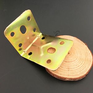 Conector de Esquina en Forma de L de Acero Laminado en Frío de 10 Orificios, 90 Grados, Modelo 4510 para Cabello Masculino - Product Image 1