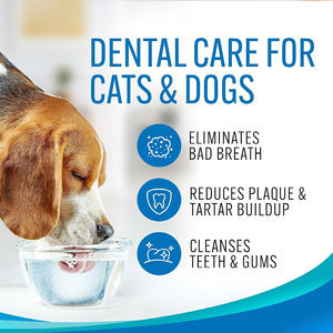 Dung dịch vệ sinh răng miệng cao cấp cho thú cưng, chất bổ sung nước uống cho thú cưng, cách tốt nhất để loại bỏ hơi thở khó chịu ở chó và mèo - Product Image 2