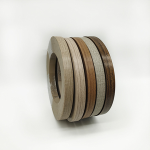 <span class=keywords><strong>Bande</strong></span> de chant en mélamine <span class=keywords><strong>PVC</strong></span> blanche préencollée avec adhésif thermofusible pour armoires, flexible - Product Image 1