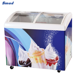 Congelador Comercial con Puerta de Vidrio Smad 156l, Congelador Vertical para Exhibición de Hielo, Modelo Dsh-156c - Product Image 4
