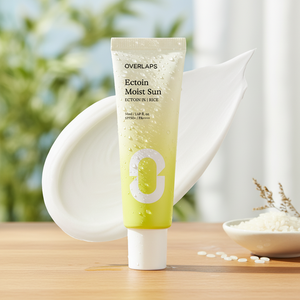 Sérum solaire hydratant Overlaps Ectoin Rice SPF 50 PA++++, cosmétique coréen léger, fabriqué en Corée - Product Image 3