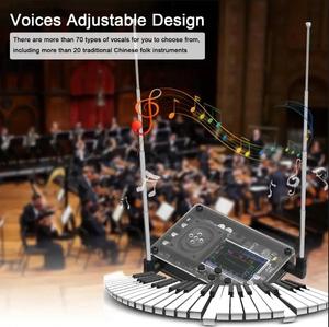 Mini Theremin, instrument électronique créatif, rétro, multi-voix, jouet avec écran OLED - Product Image 3