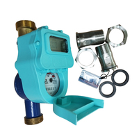 Medidor de Agua Prepago con Sistema de Tarjeta IC, Cuerpo de Latón DN15, Lectura Remota Inalámbrica Inteligente, Resistente al Agua IP68