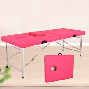 Table de <span class=keywords><strong>Massage</strong></span> Pliante Professionnelle en Acier Inoxydable pour Salon de Beauté, Lit de Soin Facial, Table Spa pour Cils - Product Image 5