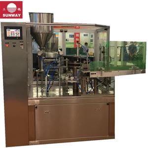 Plastic Tube Automatic Plastic Tube /PE Tube / Cosmetic Tube Filling Sealing Machine