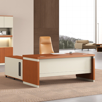Bureau de direction de luxe de haute qualité, confortable et à bon prix, ensemble bureau et chaise pour espace de travail ouvert