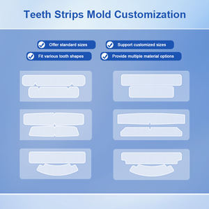 Luxsmile Dentaire Personnaliser Sans Sensibilité Vegan Naturel Blanchisseur Pourpre Peroxyde Marque Privée Kits de Bandes de Blanchiment des Dents - Product Image 5