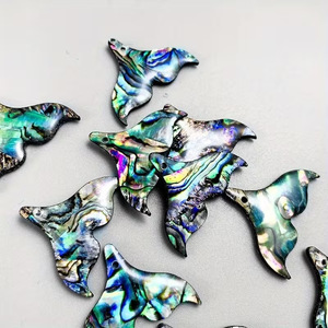 Cuentas Sueltas <span class=keywords><strong>de</strong></span> Concha Marina Natural en Forma <span class=keywords><strong>de</strong></span> Cola <span class=keywords><strong>de</strong></span> Pez, Colgante para Hacer Aretes, Collares y Joyería DIY - Product Image 2
