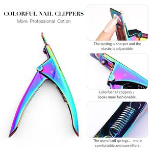 กรรไกรตัดเล็บอะคริลิกใบมีดคมเกิดความแม่นยำสูงที่ตัดเล็บปลอมสำหรับปลายเล็บ - Product Image 3